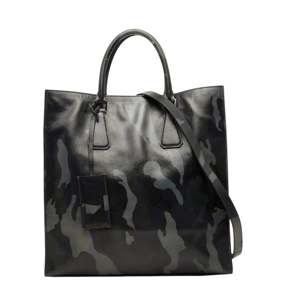 PRADA Black Leather Shoulder Bag - Picture 1 of 16